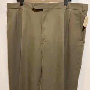 NEIMAN MARCUS DESIGNER COLLECTION PANTS 42 TAUPE